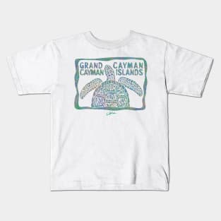 Grand Cayman, Cayman Islands, Sea Turtle Kids T-Shirt